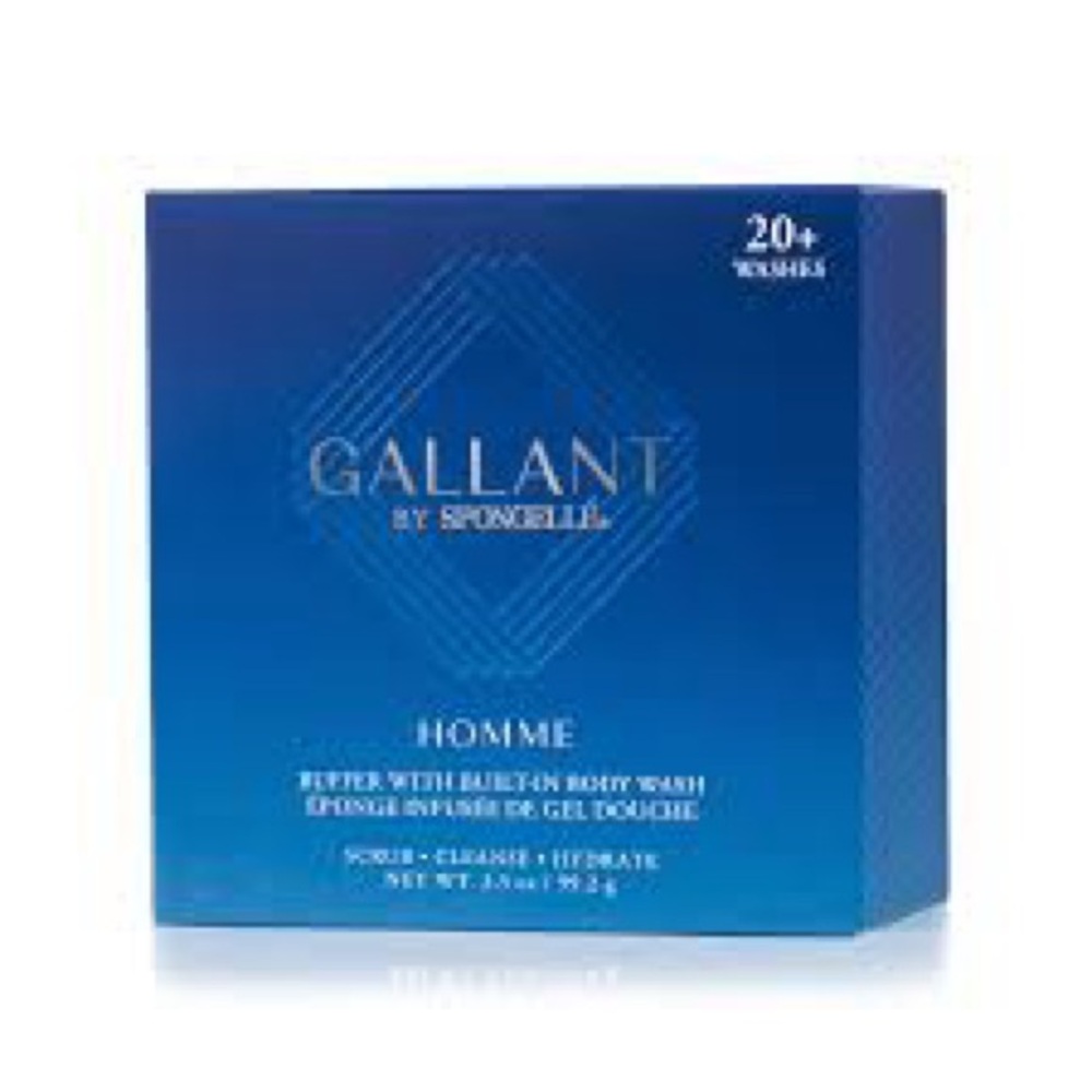 SPONGELLE MEN'S HOMME COLLECTION BODY WASH INFUSED BUFFER - GALLANT